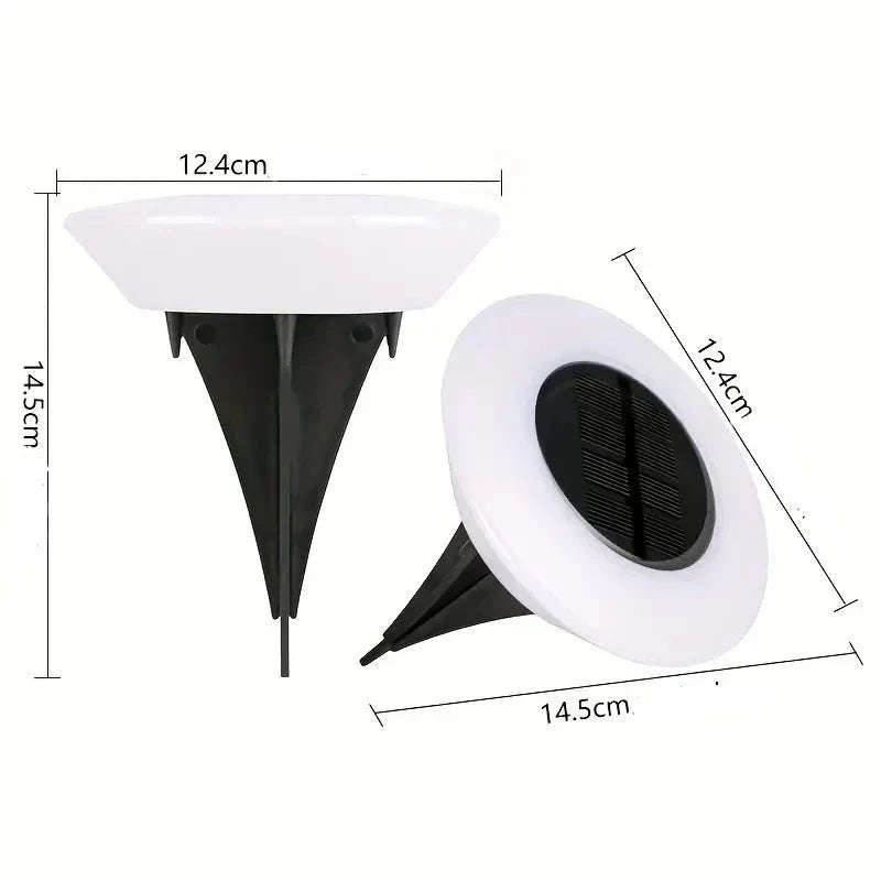 Luxe & Functionele Solar Grondlampen - 4 stuks | GardenGlow