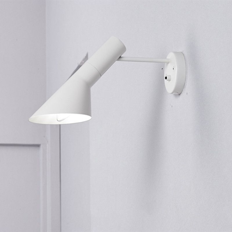 Andie - Industriële wandlamp Kegelvormige wandlamp met aluminium kap
