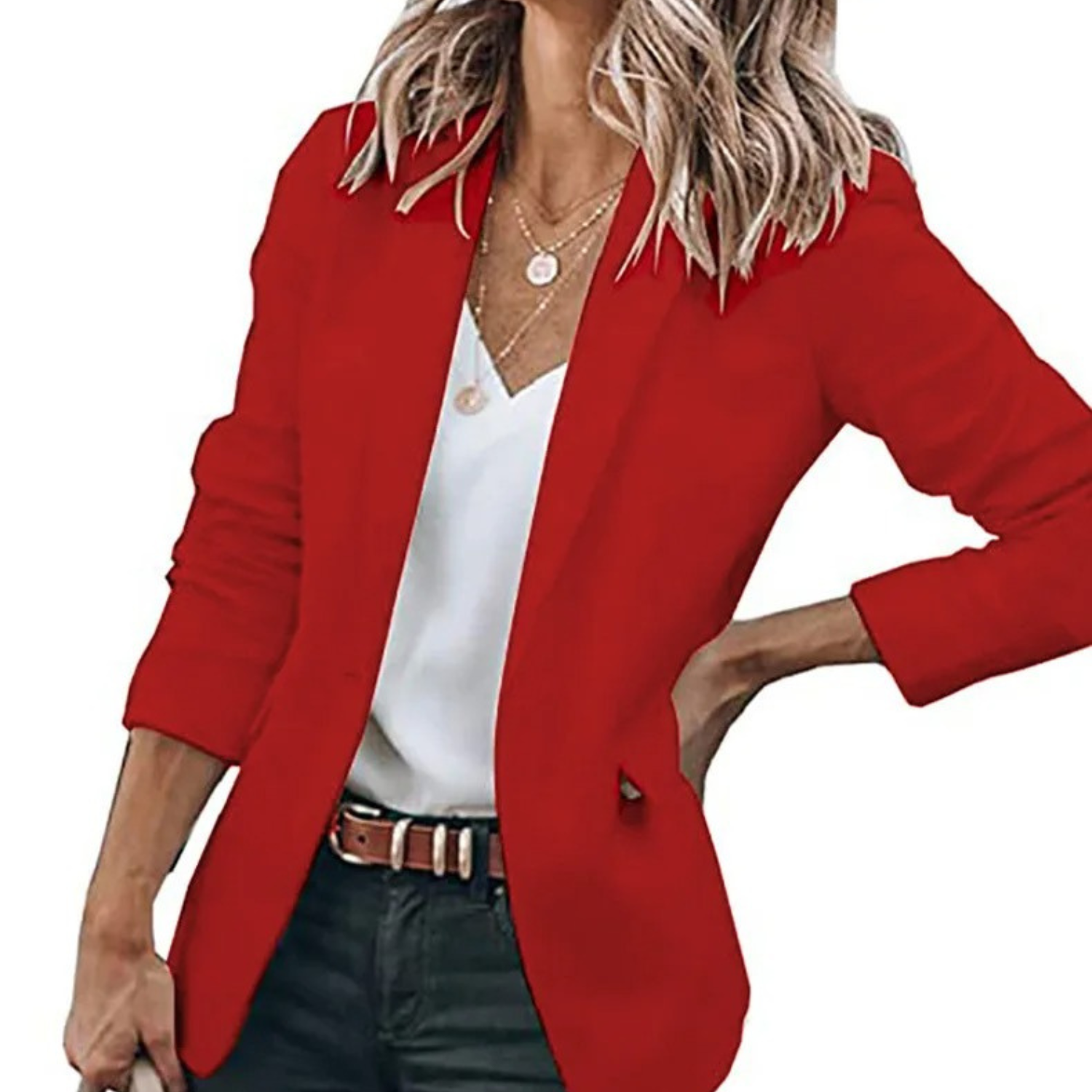 Blazer met Pofmouwen voor Dames - Darmina