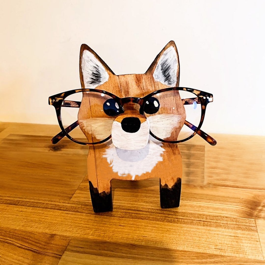 Handgemaakte Brillenhouder In Schattig Dierenmotief - Minilen