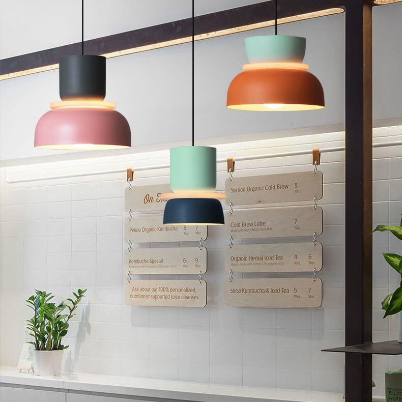 Grezy -  Nordic kleurrijke Macaron 1-lichts LED-pendellicht