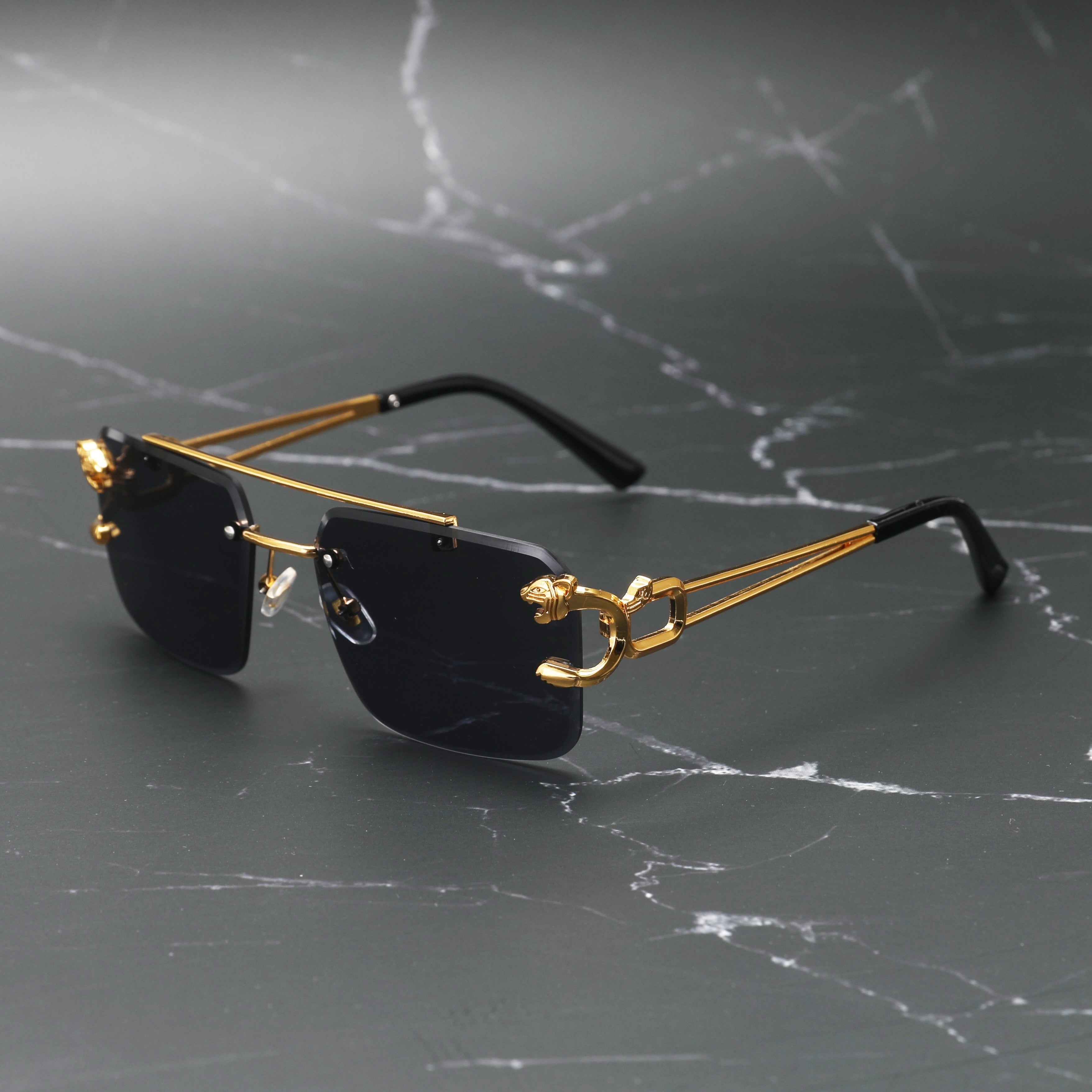 Retro Rimless Zonnebril voor Een Moedeloze Stijl - Miko