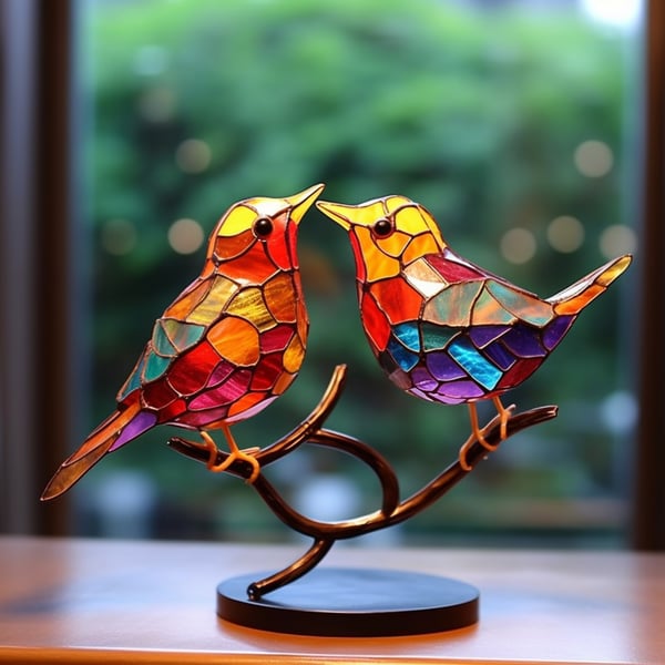 Vogels Ornament Decoratie - Acryle