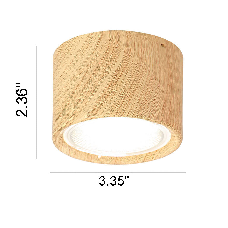 Terra - Nordic Cylinder Spotlight LED plafondlamp voor vlakke montage