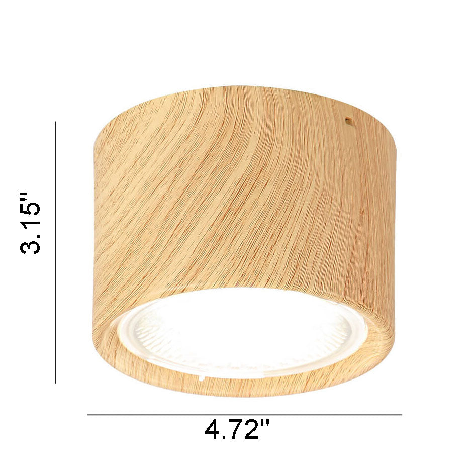 Terra - Nordic Cylinder Spotlight LED plafondlamp voor vlakke montage