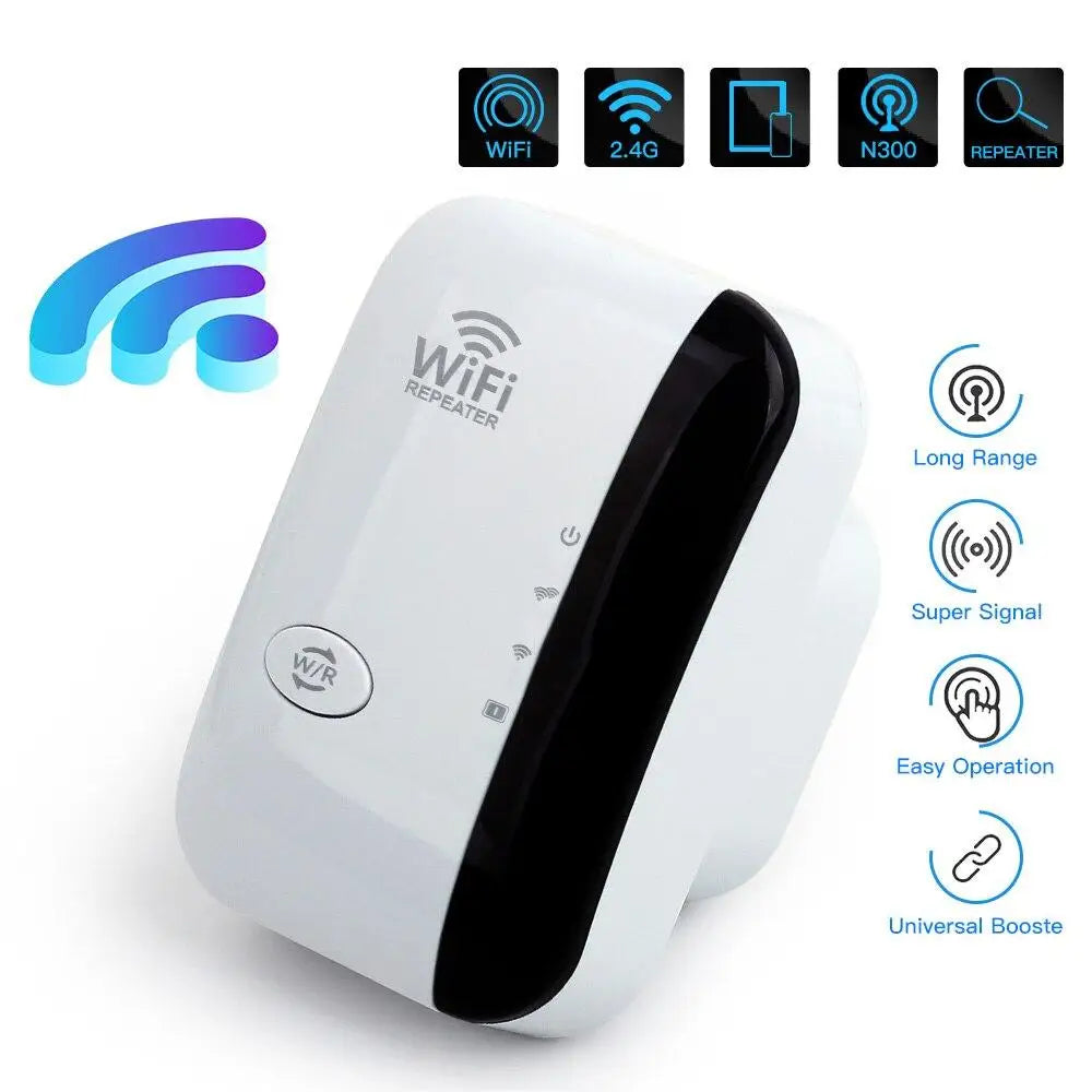 Booster | Krachtige WiFi-versterker: Geniet van een Sterker Signaal waar je maar wilt | Draadloze WIFI Repeater