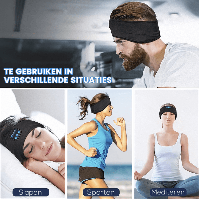 Bluetooth Hoofdband | Verbeter jouw slaap | Perfect bij sport - Aluza