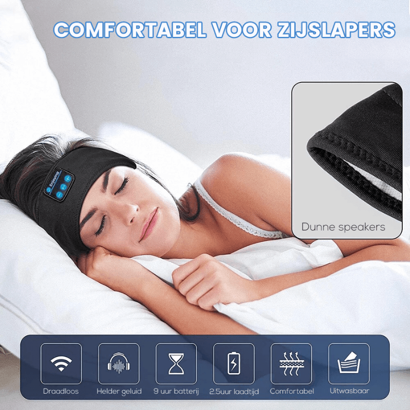 Bluetooth Hoofdband | Verbeter jouw slaap | Perfect bij sport - Aluza