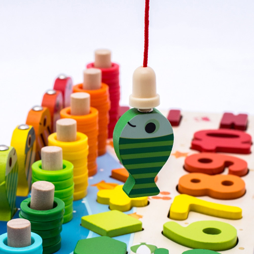 Educatief kinderspeelgoed | Ontwikkel de vaardigheden - Montessori houten speelbord - Caddy