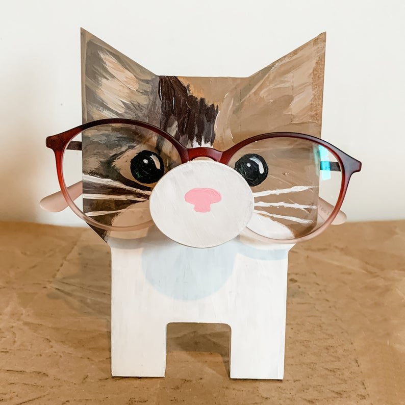 Handgemaakte Brillenhouder In Schattig Dierenmotief - Minilen