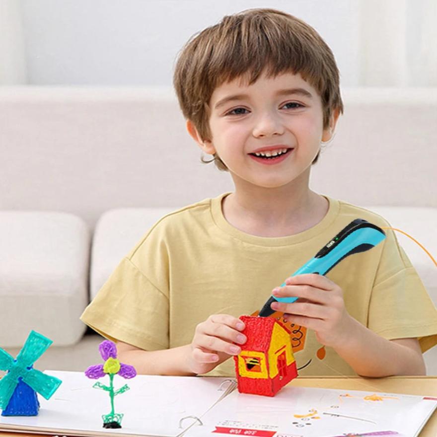 3D-Printpen Set voor Kinderen met PLA Filament en Opbergtas | Kerstgeschenk - KidPrint
