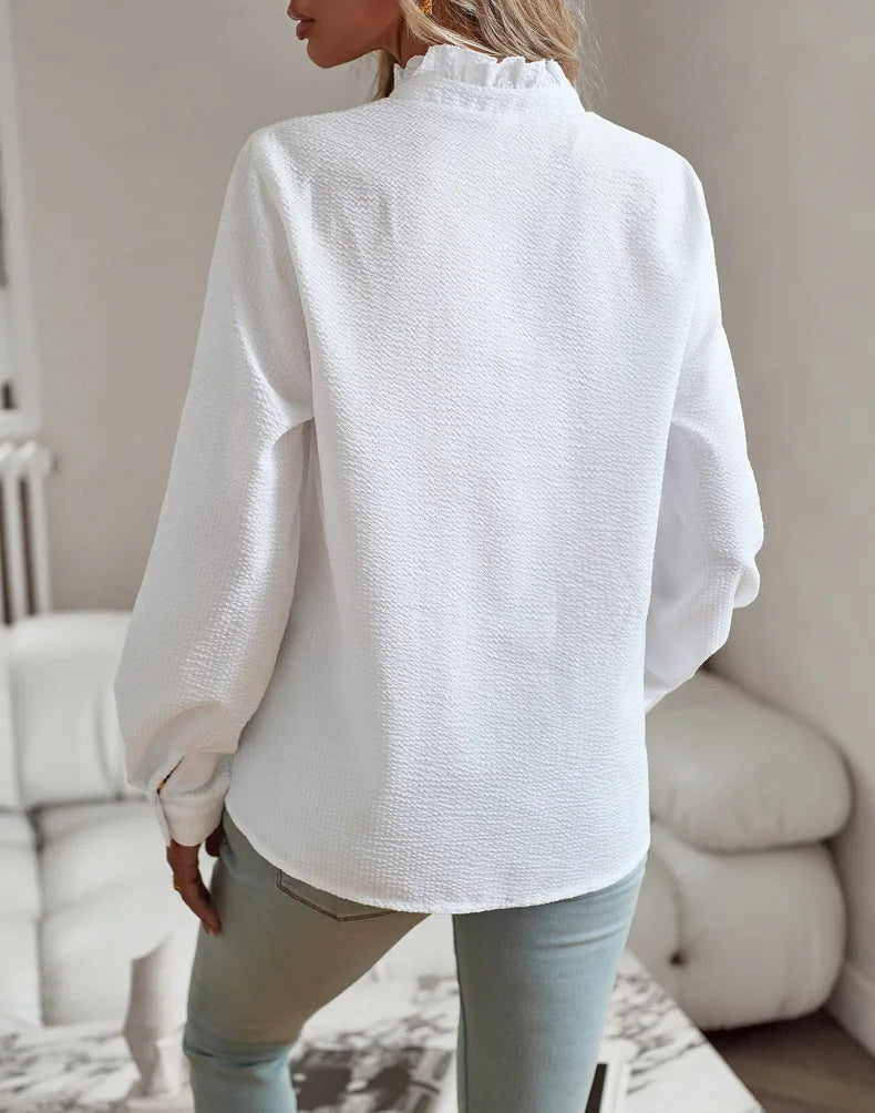 Elegante Dames Shirt | Hoogwaardige Stof & Moderne Stijl voor Formele Gelegenheden - Rosalie