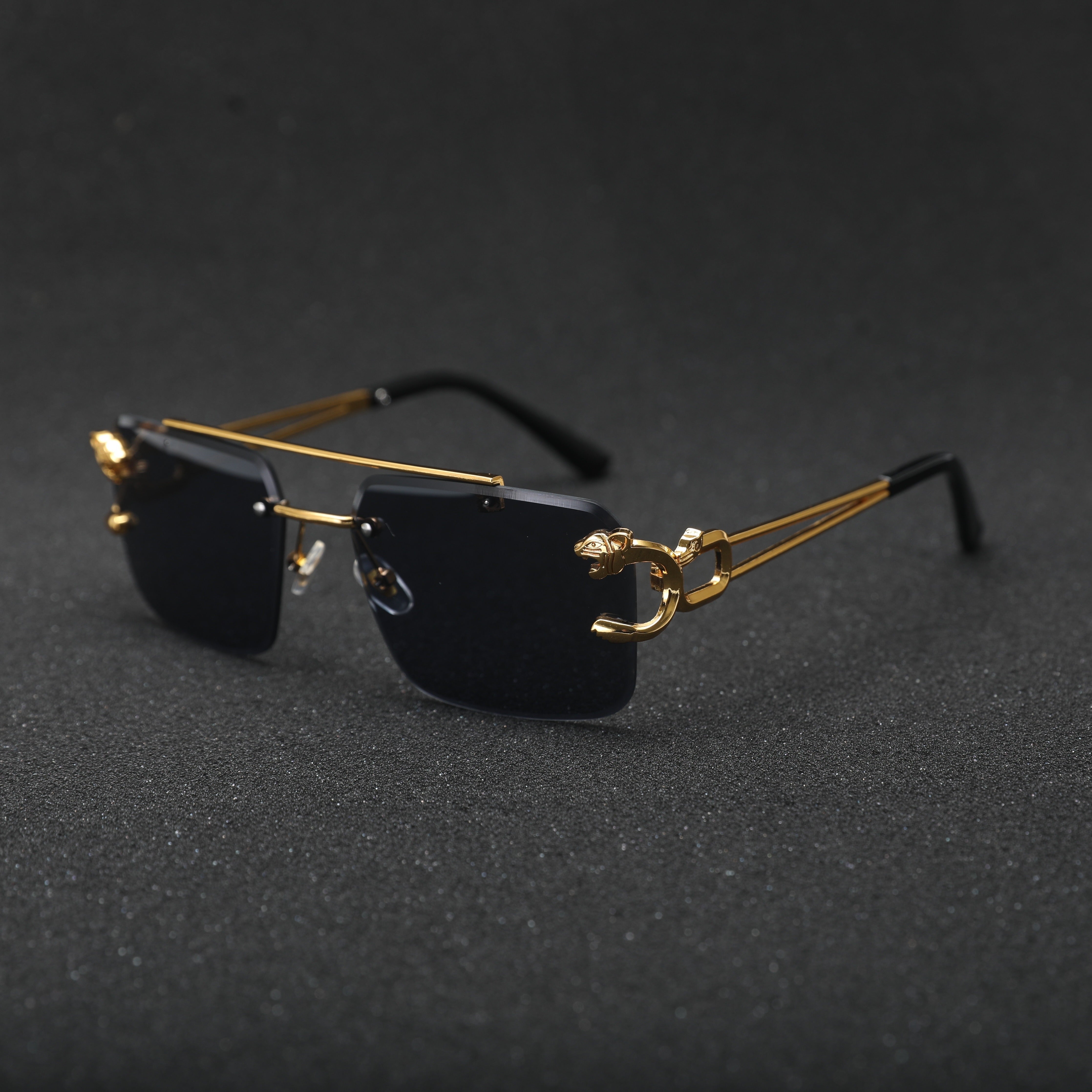 Retro Rimless Zonnebril voor Een Moedeloze Stijl - Miko