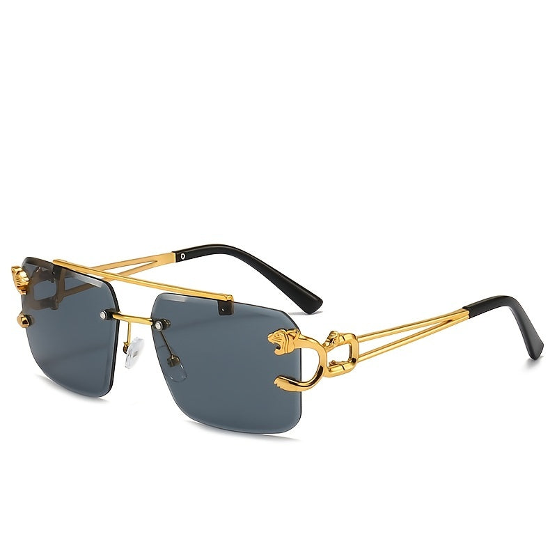 Retro Rimless Zonnebril voor Een Moedeloze Stijl - Miko