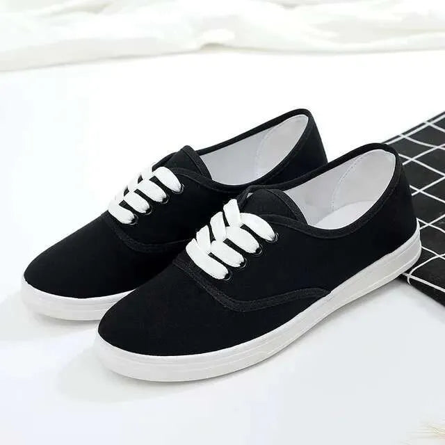 Ademende & Lichtgewicht Canvas Sneakers voor Dames - Jiarleas