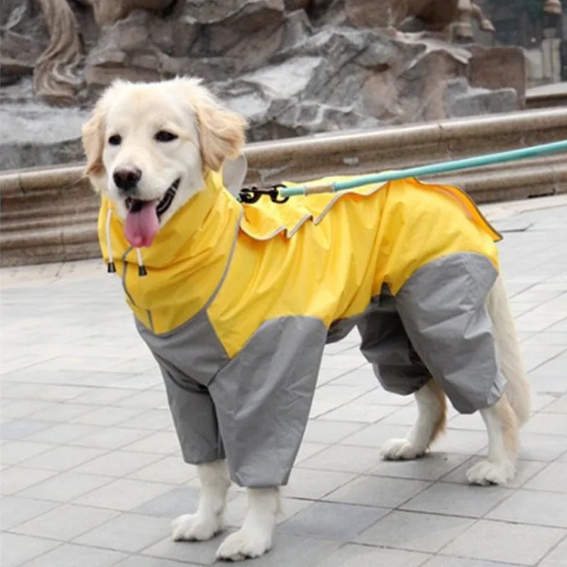 Herfst Waterdichte regenjas met capuchon voor honden -  Kane