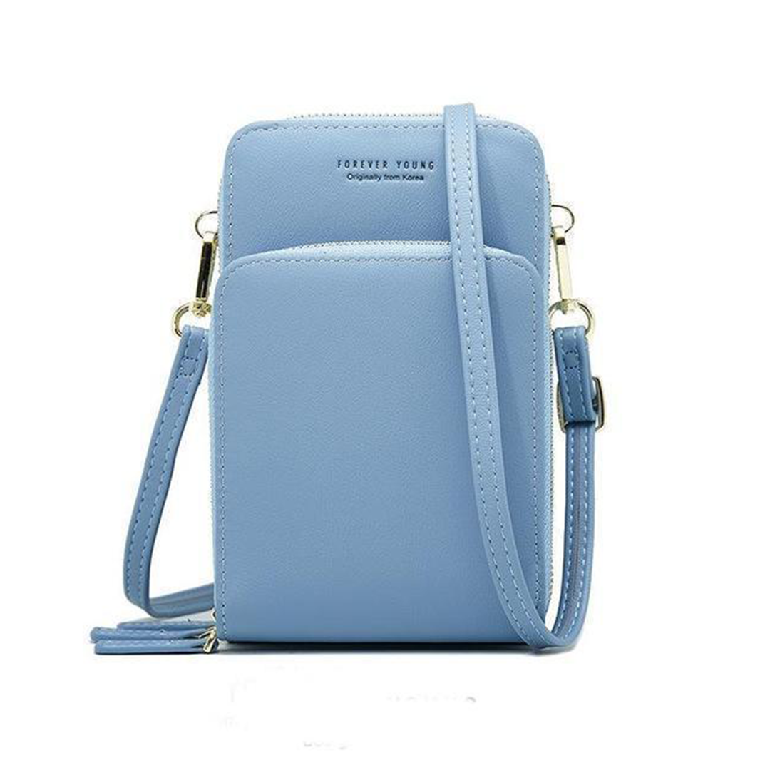Rina - Designer leren handtas voor mobiele telefoon
