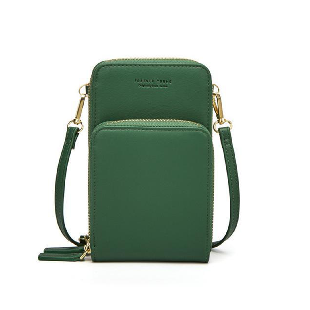 Rina - Designer leren handtas voor mobiele telefoon