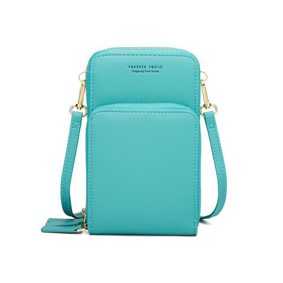 Rina - Designer leren handtas voor mobiele telefoon