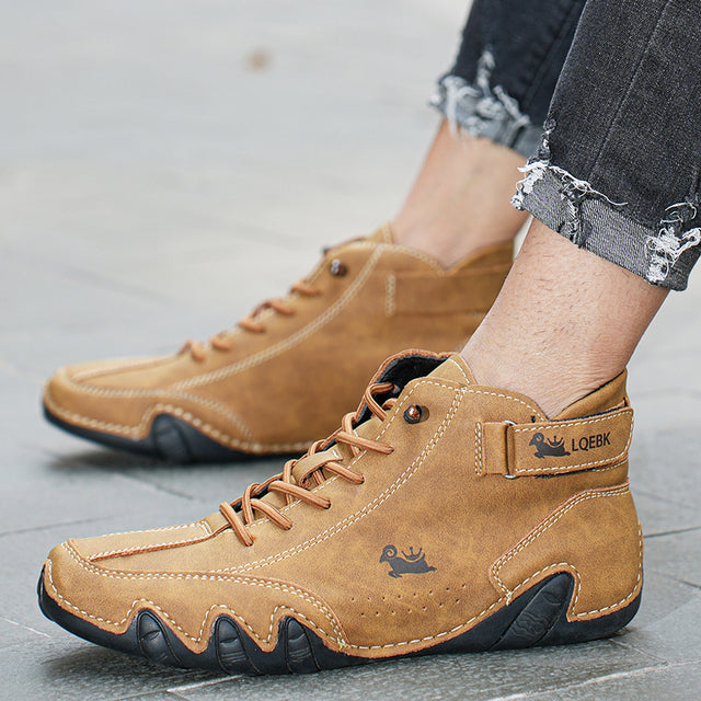 Ultra-Comfortabele Blotevoetsschoenen van Echt Leer - Breson