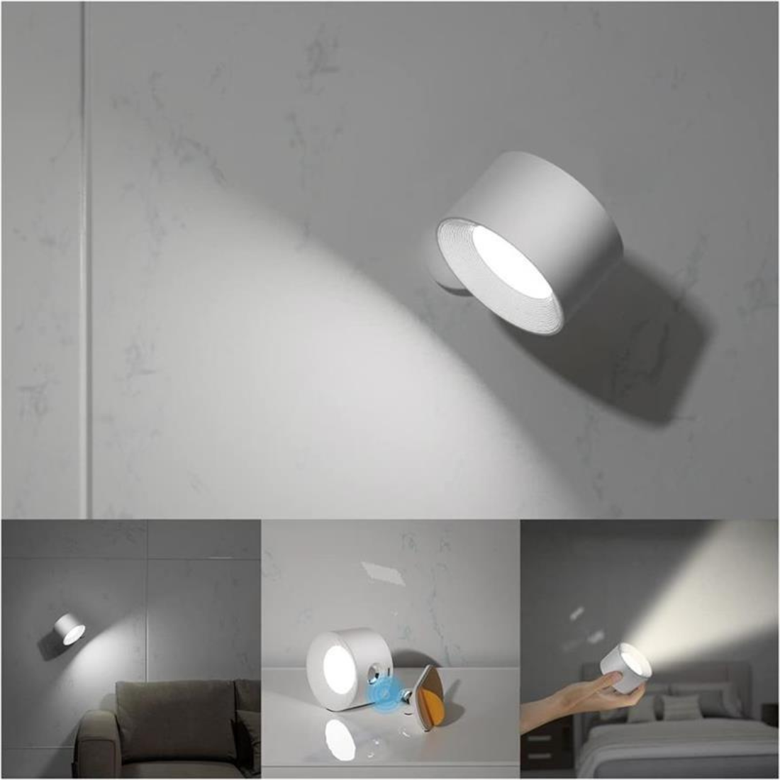 360° draadloze oplaadbare wandlamp - Flely