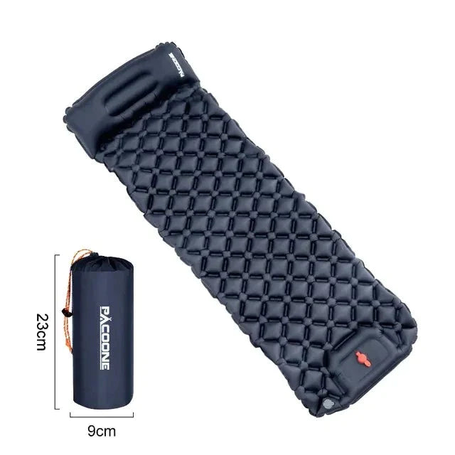 Airpad | Ultralicht kampeerluchtmatras met ingebouwde opblaaspomp | Comfort ontmoet gemak!