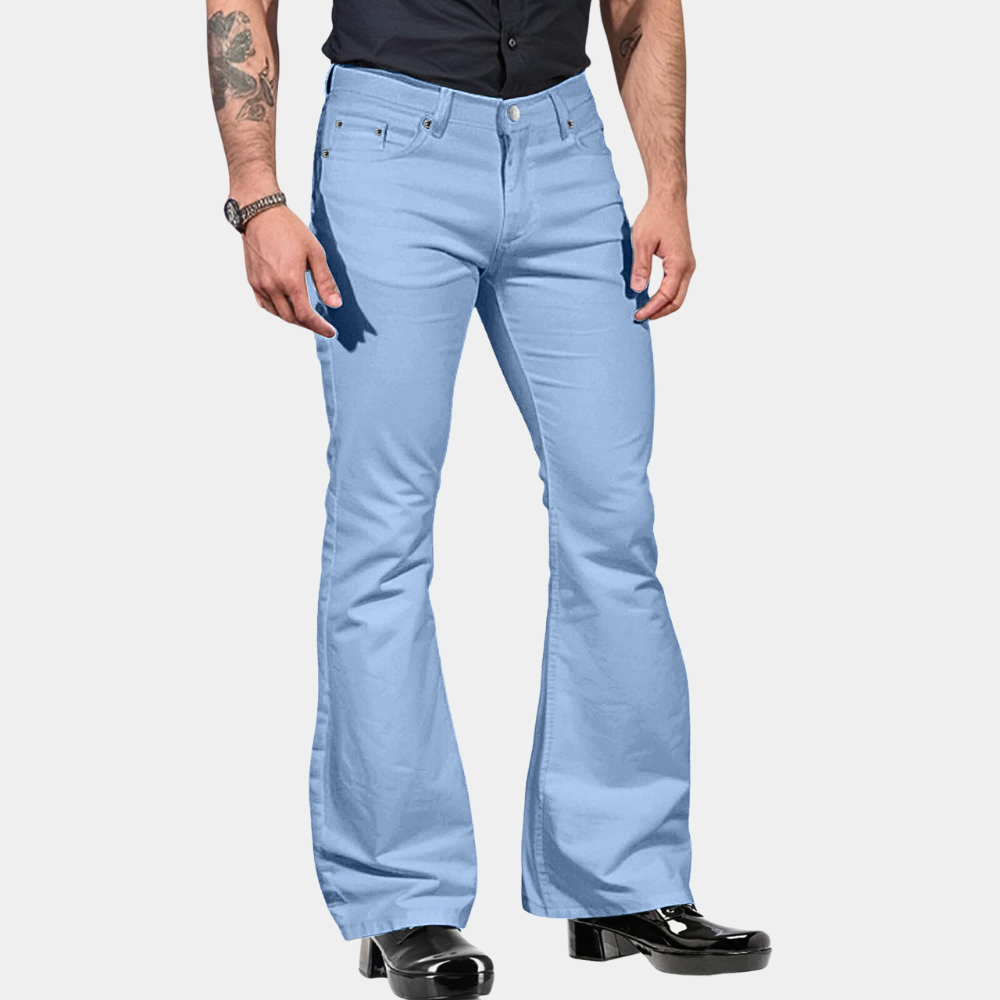 Vintage Geïnspireerde Flared Broek voor Heren - Saturna