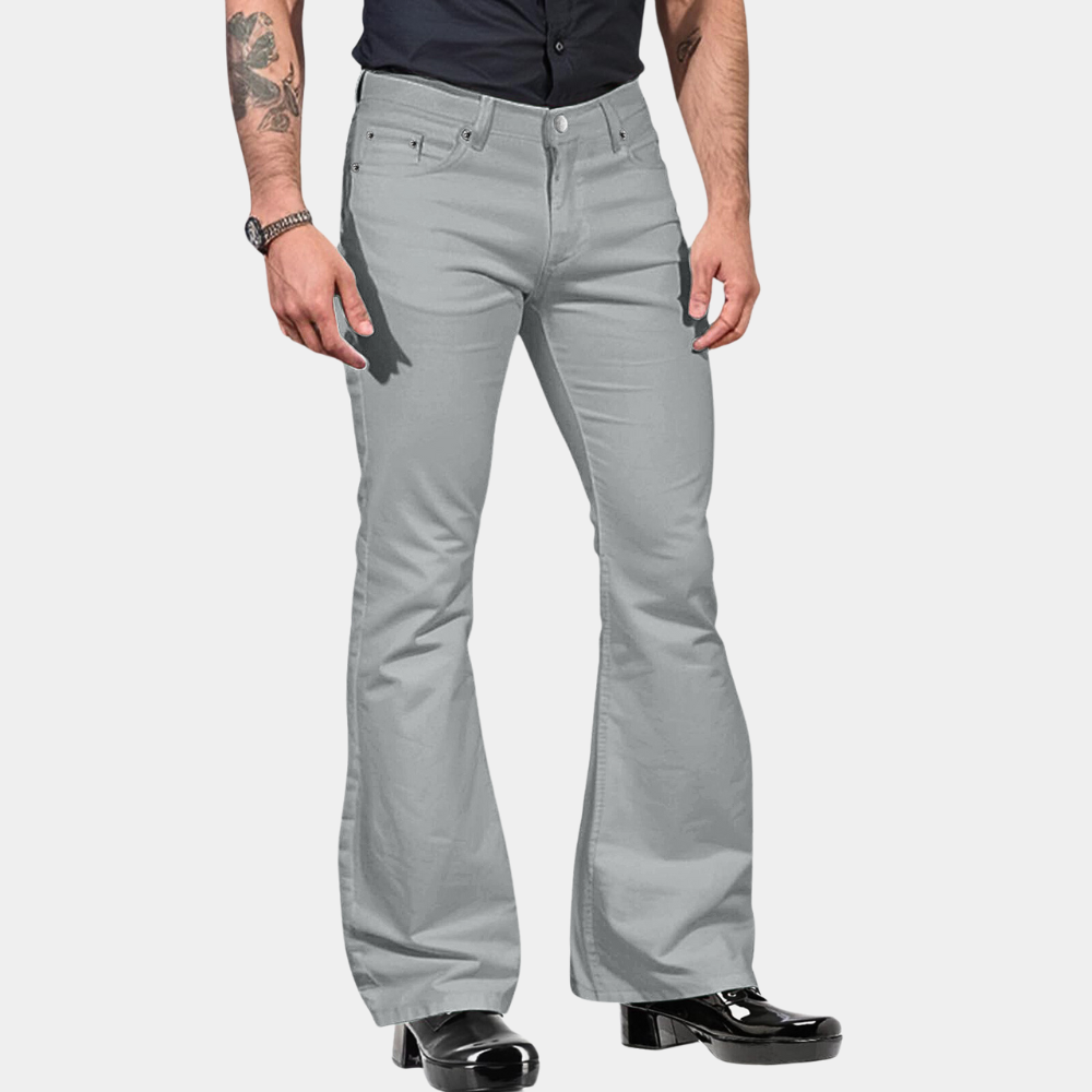 Vintage Geïnspireerde Flared Broek voor Heren - Saturna