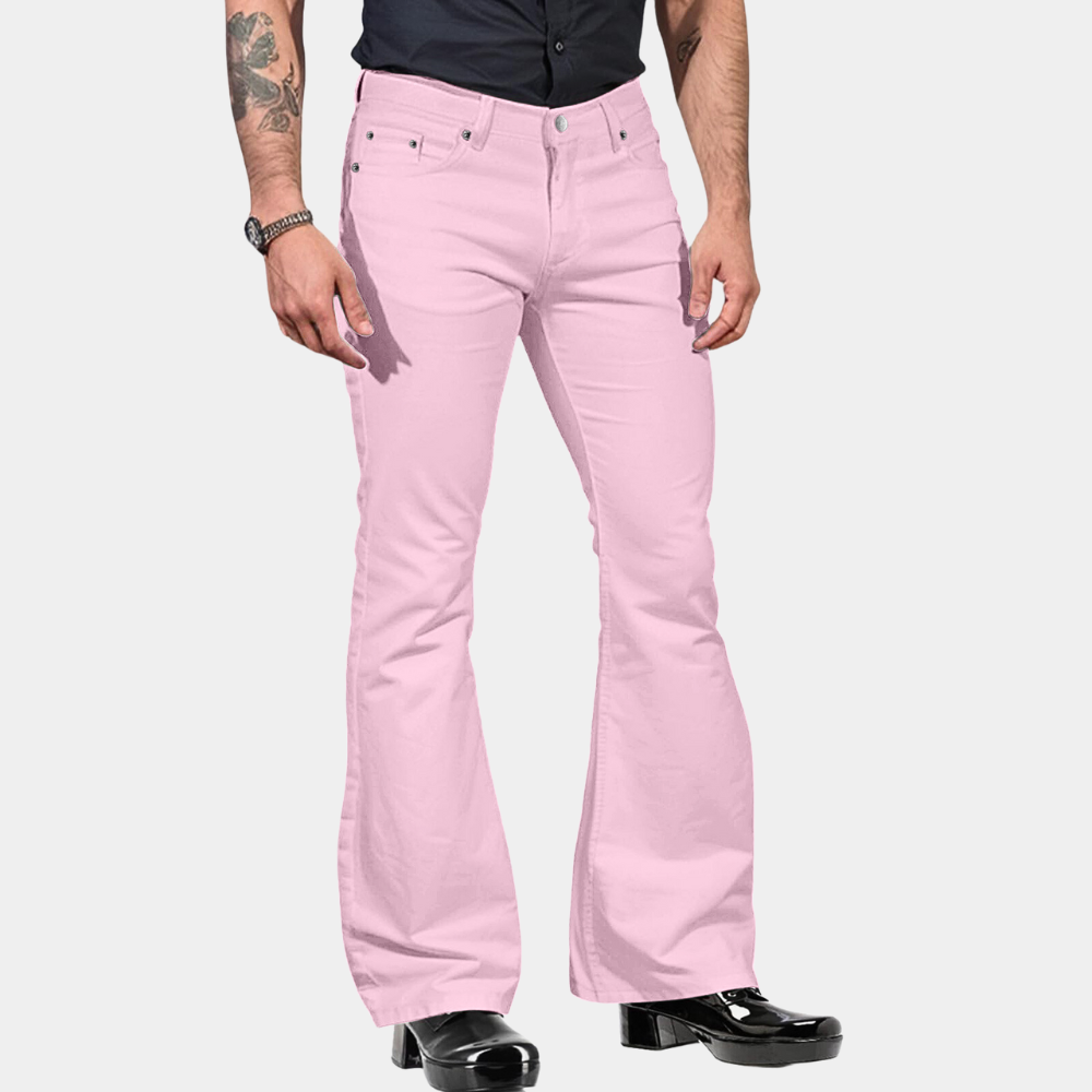 Vintage Geïnspireerde Flared Broek voor Heren - Saturna