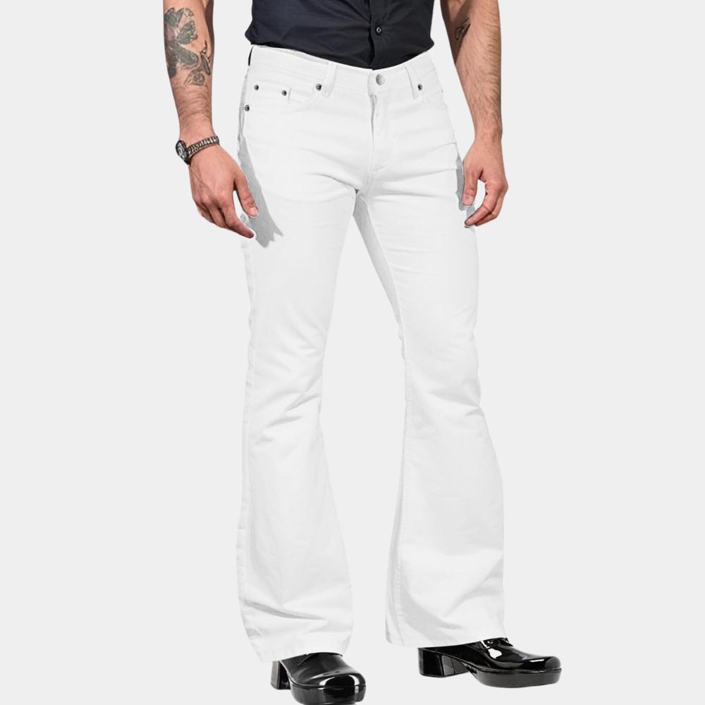Vintage Geïnspireerde Flared Broek voor Heren - Saturna