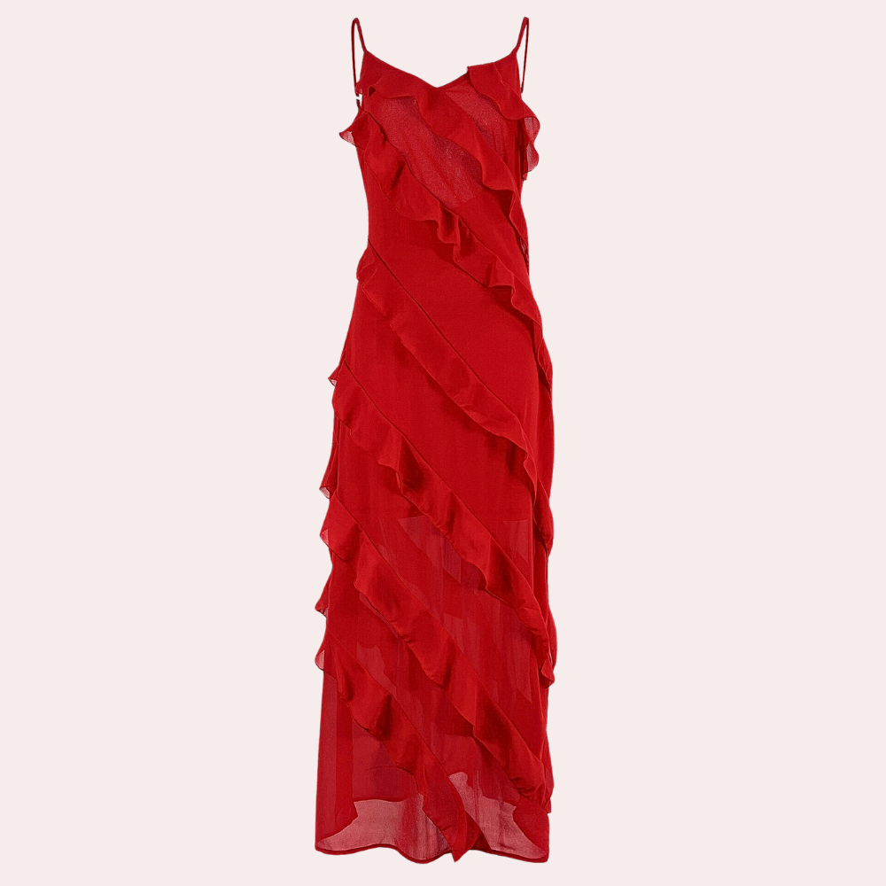 Elegante Maxi Jurk voor Dames | Hoogwaardige Moderne Stijl voor Formele Gelegenheden - Eleanor