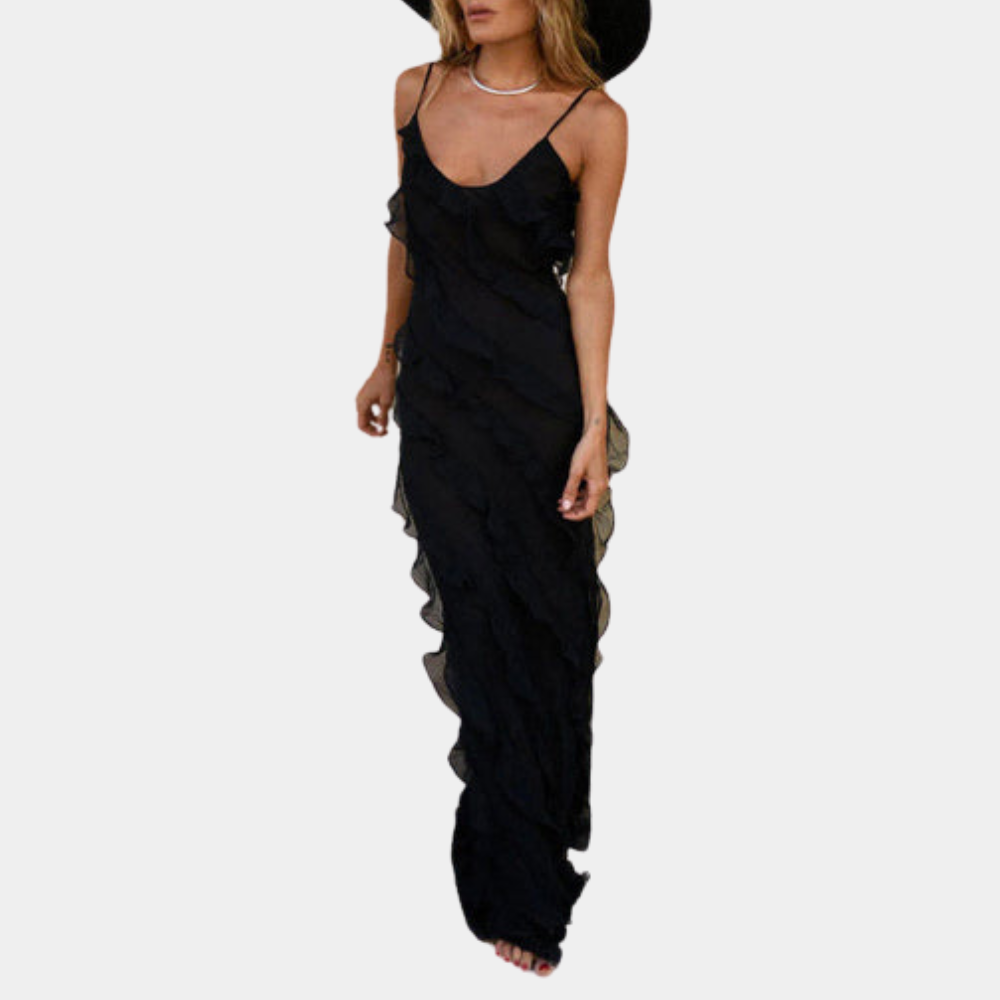 Elegante Maxi Jurk voor Dames | Hoogwaardige Moderne Stijl voor Formele Gelegenheden - Eleanor
