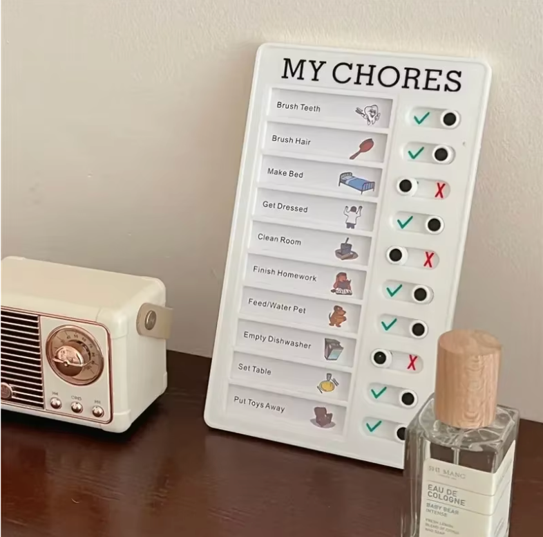 To-Do Bord met Schuif Knoppen voor je Dagelijkse Taken | Moeiteloos Doelen Bereiken - Eltask
