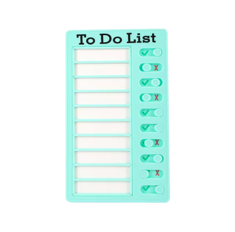 To-Do Bord met Schuif Knoppen voor je Dagelijkse Taken | Moeiteloos Doelen Bereiken - Eltask