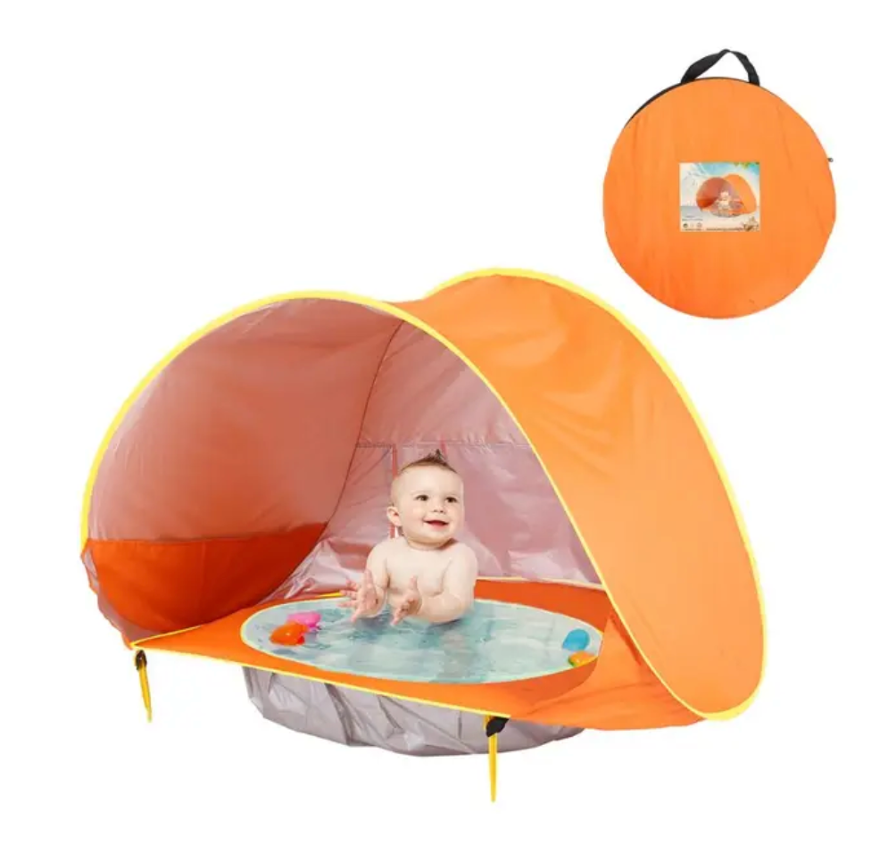 ZonSafe - Babystrandtent | Draagbare schaduw en UV-bescherming