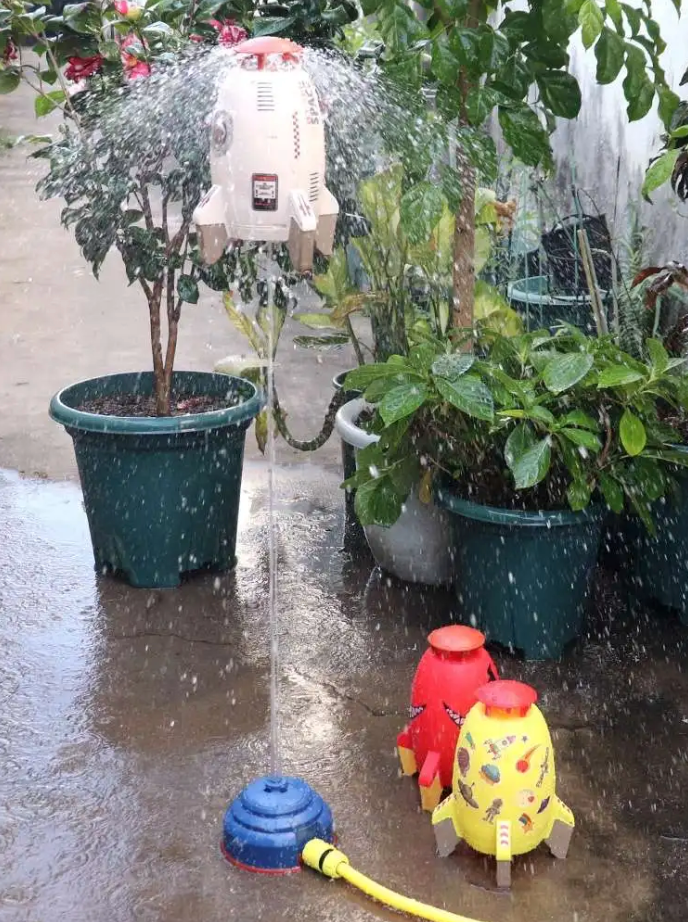 Rocket - Waterdruk interactief Raketspeelgoed voor Buiten