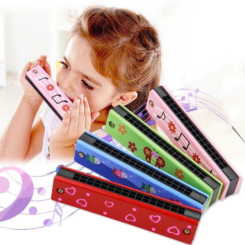 Musical Magic handgemaakte houten harmonica - KindTune