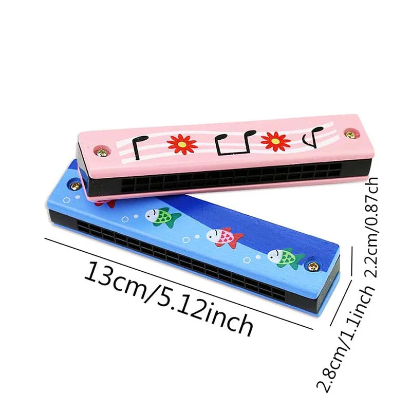 Musical Magic handgemaakte houten harmonica - KindTune