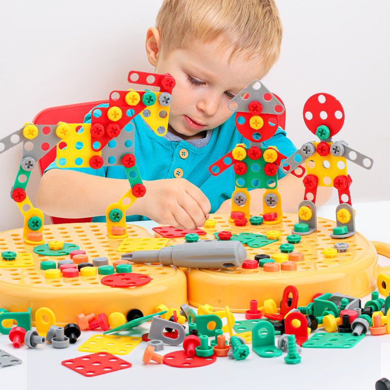 Montessoriboor | Kinder Speelgoedkist - MonteDrill
