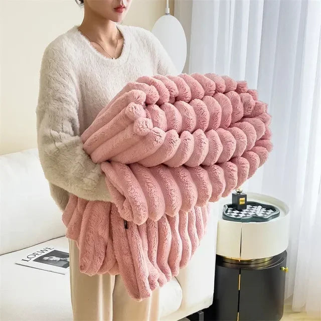 Mooly | Ultime warme Pluche Deken Sofa