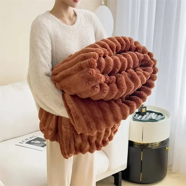Mooly | Ultime warme Pluche Deken Sofa