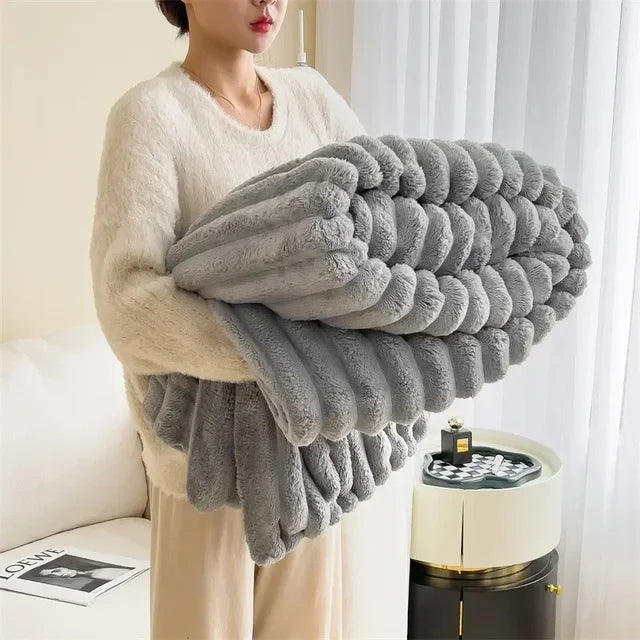 Mooly | Ultime warme Pluche Deken Sofa