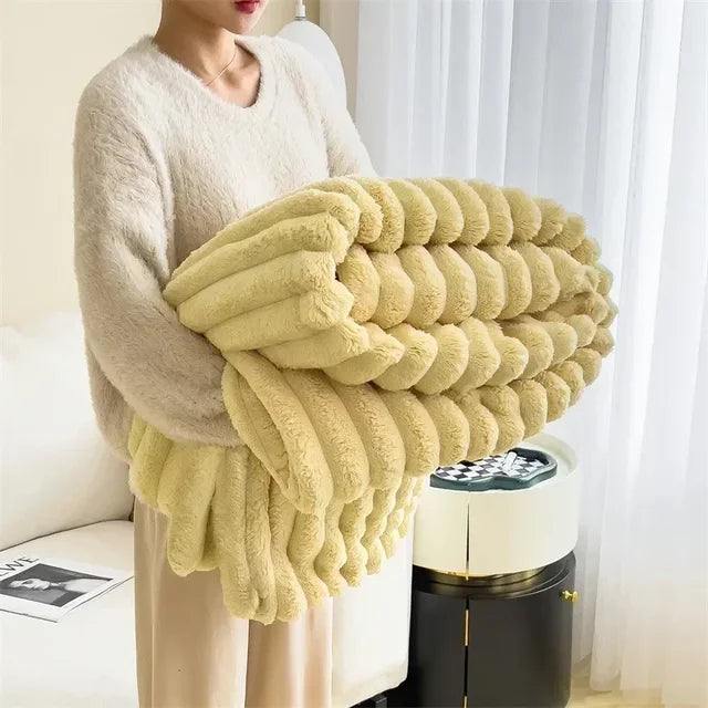 Mooly | Ultime warme Pluche Deken Sofa