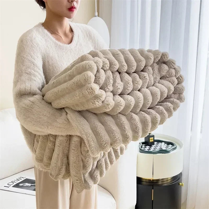 Mooly | Ultime warme Pluche Deken Sofa