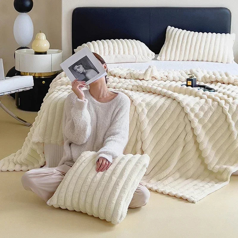 Mooly | Ultime warme Pluche Deken Sofa