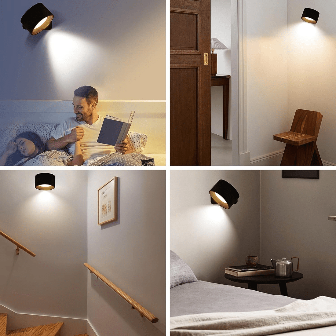 360° draadloze oplaadbare wandlamp - Flely