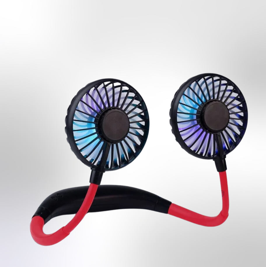 MiniAir | Draagbare USB dubbele mini nek ventilator