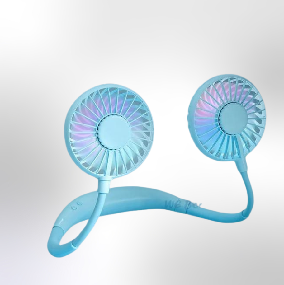 MiniAir | Draagbare USB dubbele mini nek ventilator