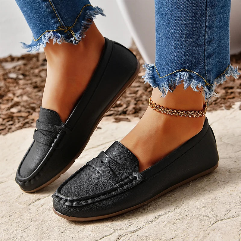 Comfortabele, Ademend en Stijlvolle Wandelschoenen | Casual Loafers voor Dames - Zamdel