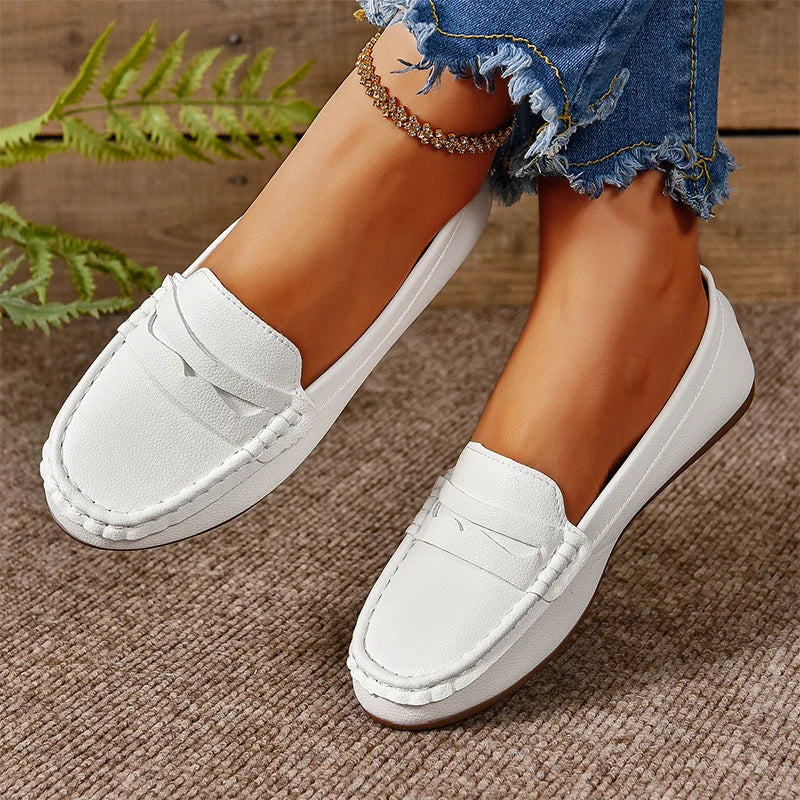 Comfortabele, Ademend en Stijlvolle Wandelschoenen | Casual Loafers voor Dames - Zamdel